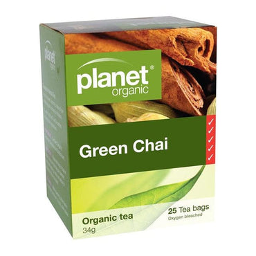 Planet Organic Green Chai Tea  25 bags